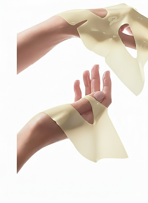 Coffret de 5 masques faciaux revitalisants au collagène HEXKIN – 23 g chacun - JAUNE